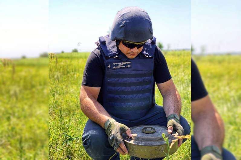 Под Днепром мужчина нашел у себя дома противотанковую мину. Новости Днепра