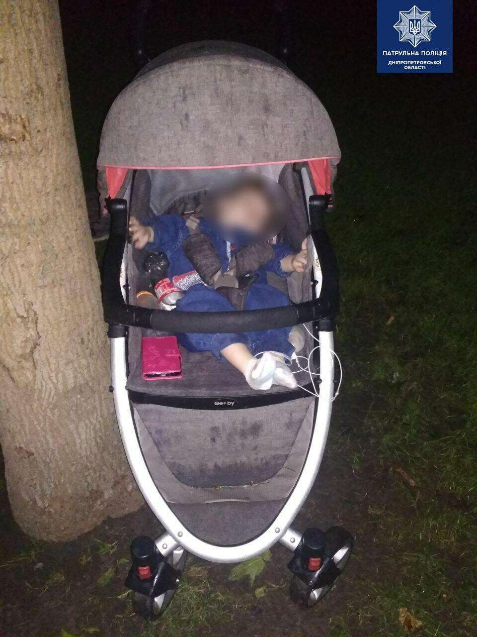 В Днепре в парке нашли коляску с ребенком.jpg