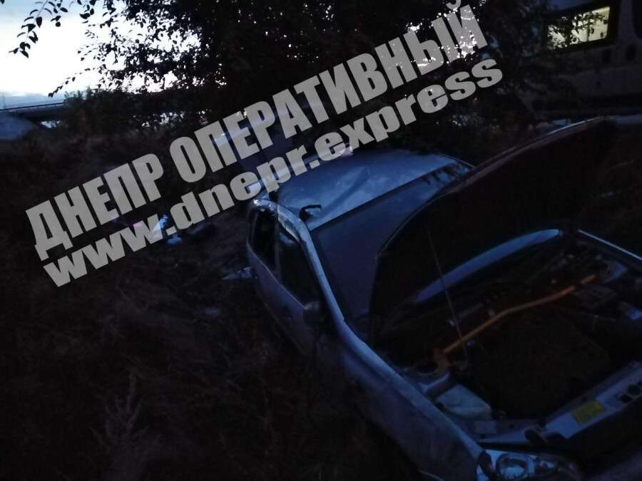 Под Днепром Lada вылетела в кювет, мать водителя погибла на месте. Новости Днепра
