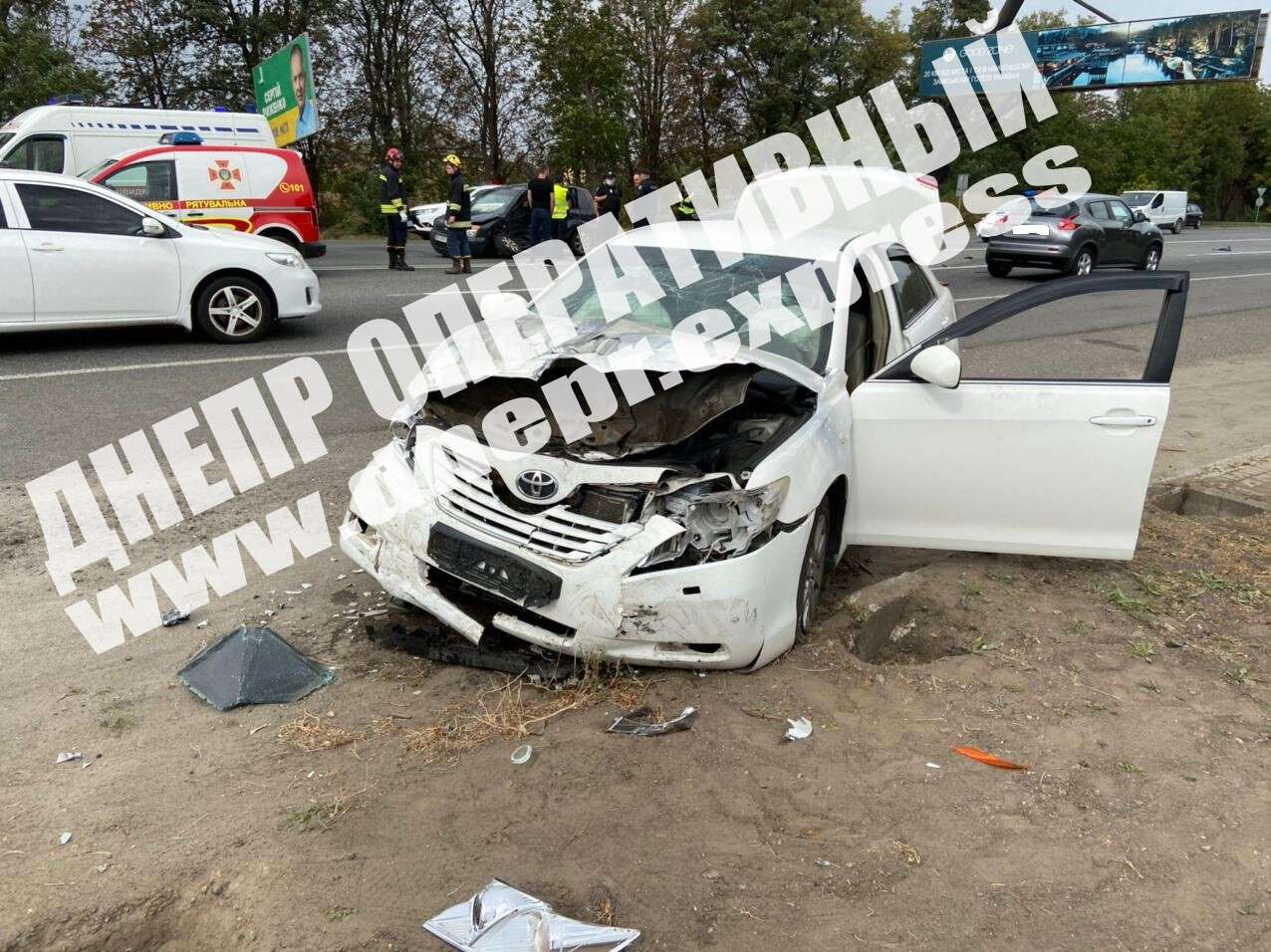 В Днепре на Запорожском шоссе произошло смертельное ДТП: фото