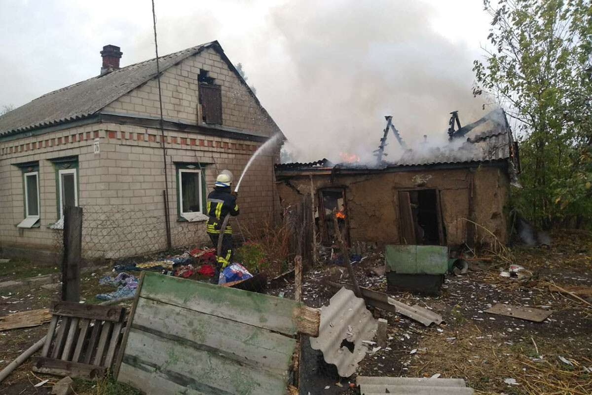 В Днепропетровской области на территории частного дома горела хозпостройка. Новости Днепра