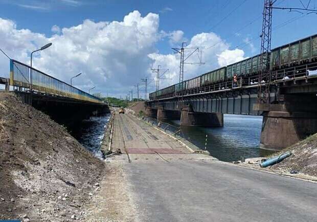 На Днепропетровщине перекроют переправу возле рухнувшего моста