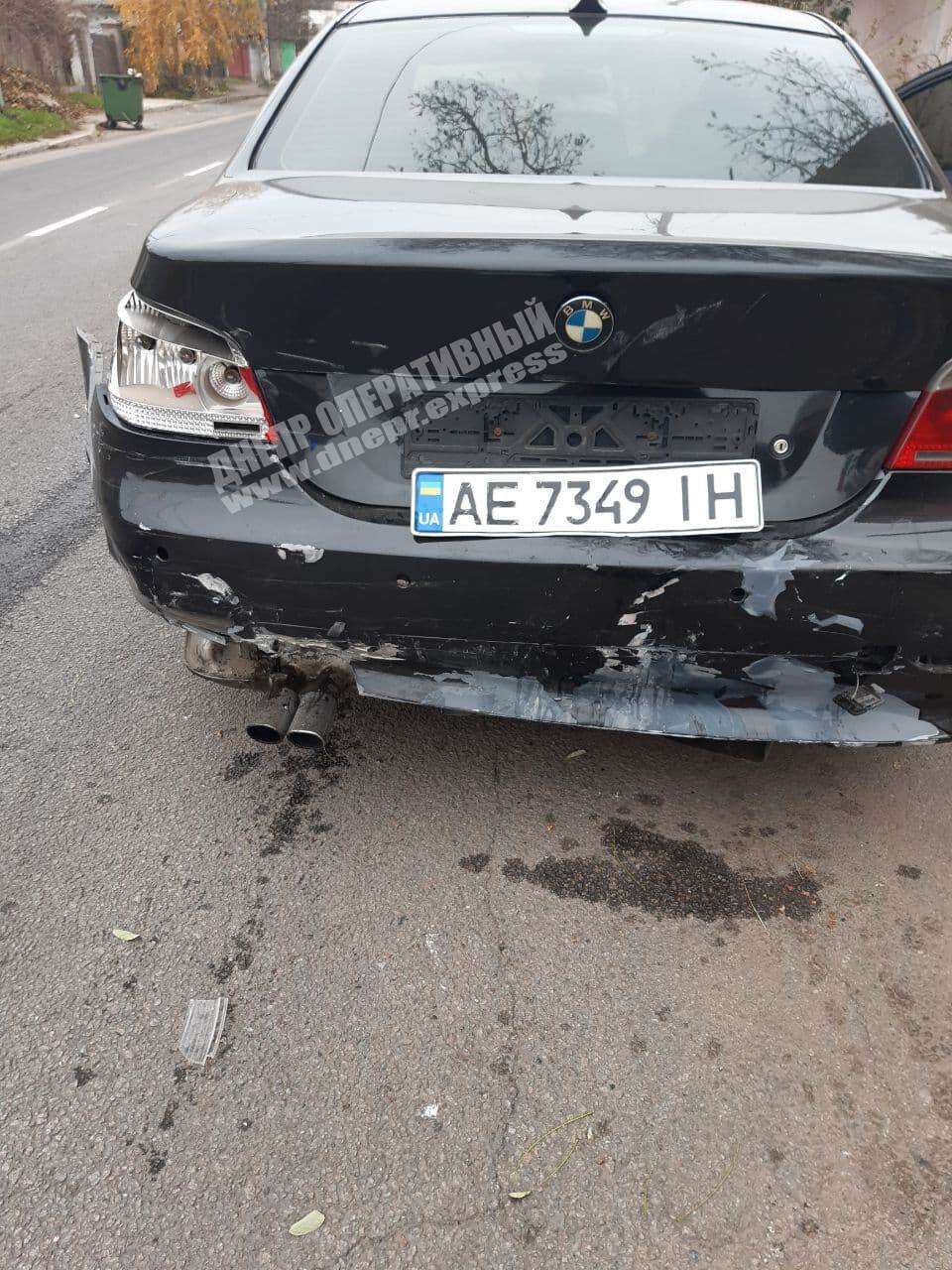 В Днепре на спуске Тольятти Hyundai "влетел" в BMW. Новости Днепра