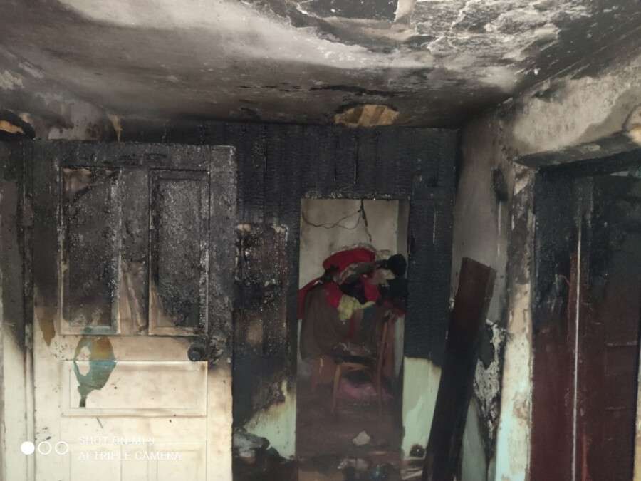 На Днепропетровщине во время пожара в частном доме пострадали дети