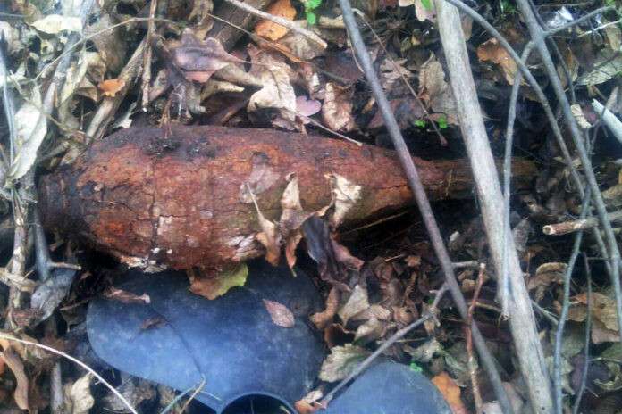 В Павлограде мужчина во время прогулки нашел минометную мину