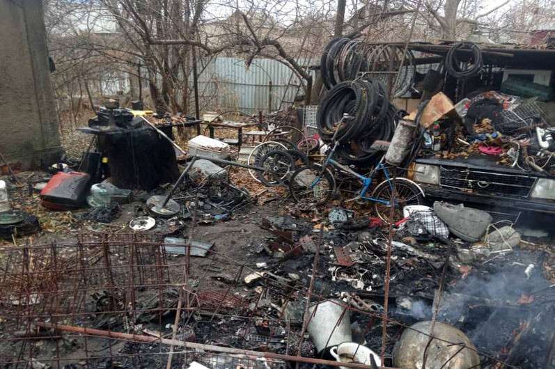 В Днепре в Самарском районе горела дача. Новости Днепра 
