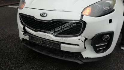 В Днепре на Сичеславской Набережной Kia въехал Hyundai