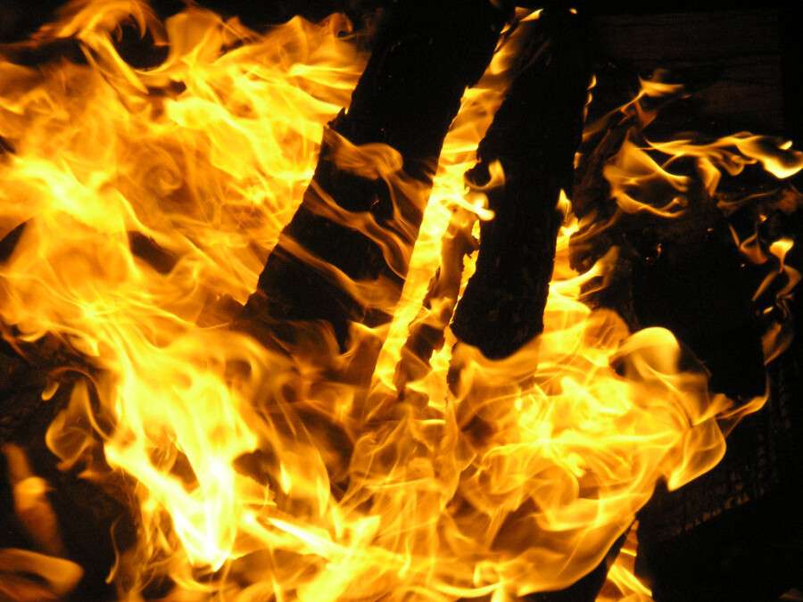 В Днепре на улице Надежды Алексеенко горел частный дом на трех хозяев
