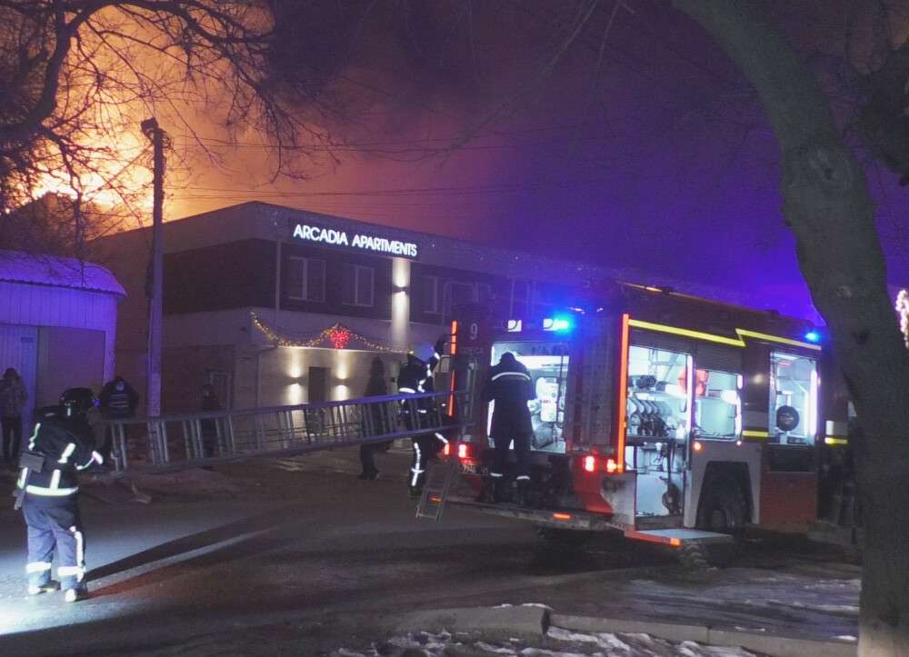 В Одессе случился пожар в отеле
