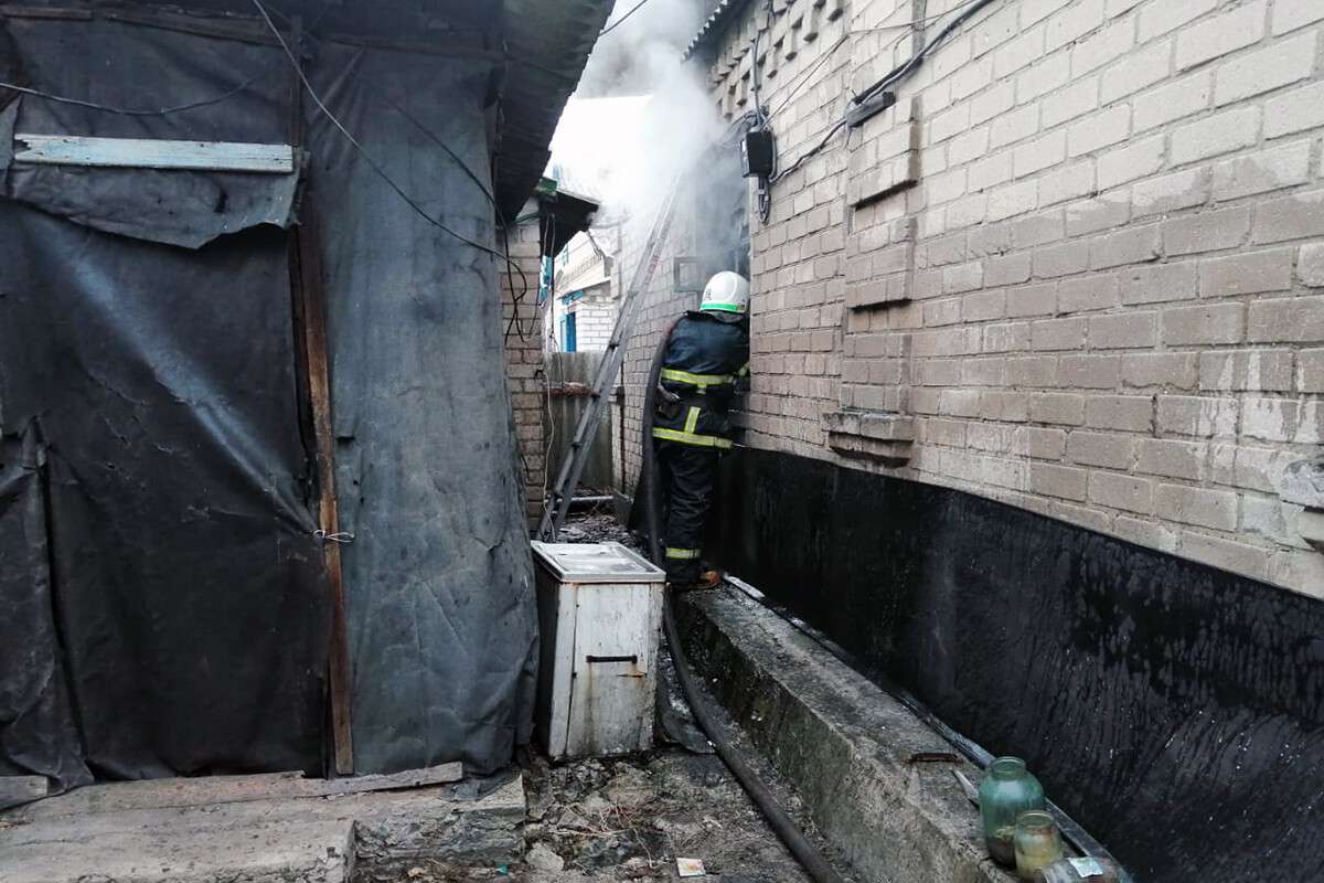 В Днепропетровской области горел жилой дом. Новости Днепра