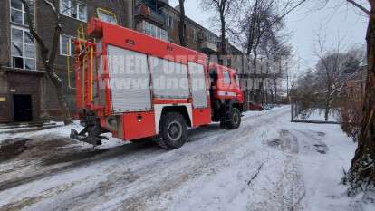 В Днепре на Владимира Антоновича горела квартира из-за печки для кальянных углей