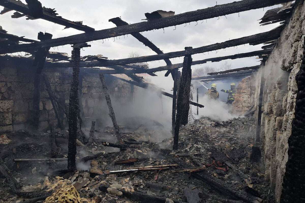 В Кривом Роге в загоревшемся сарае погибли домашние животные. Новости Днепра