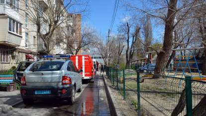 Пожар в Днепре на Слобожанском проспекте