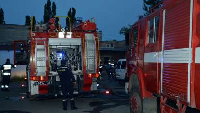 в днепре на каштановой горело складское помещение