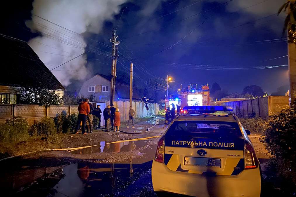 Пожар в переулке Новозаводском