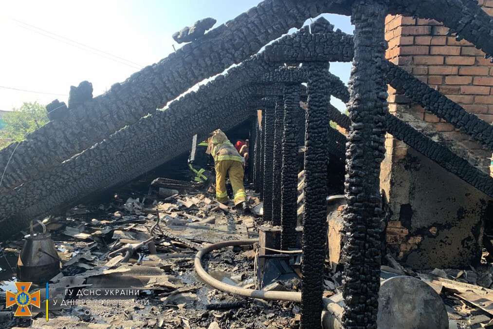 Пожар в селе Покровское