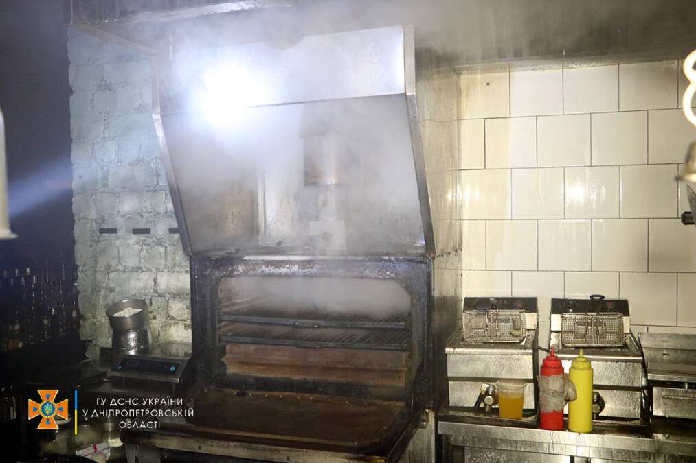 Сгорел ресторан, новости Днепра