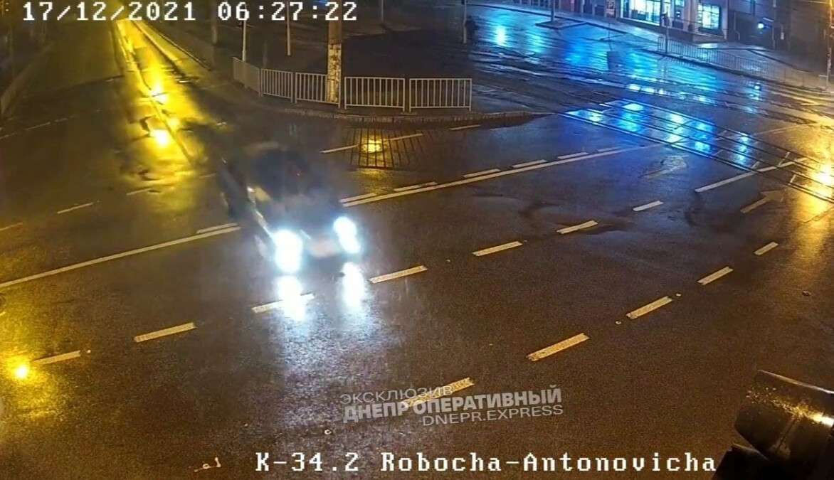 Влетел в столб