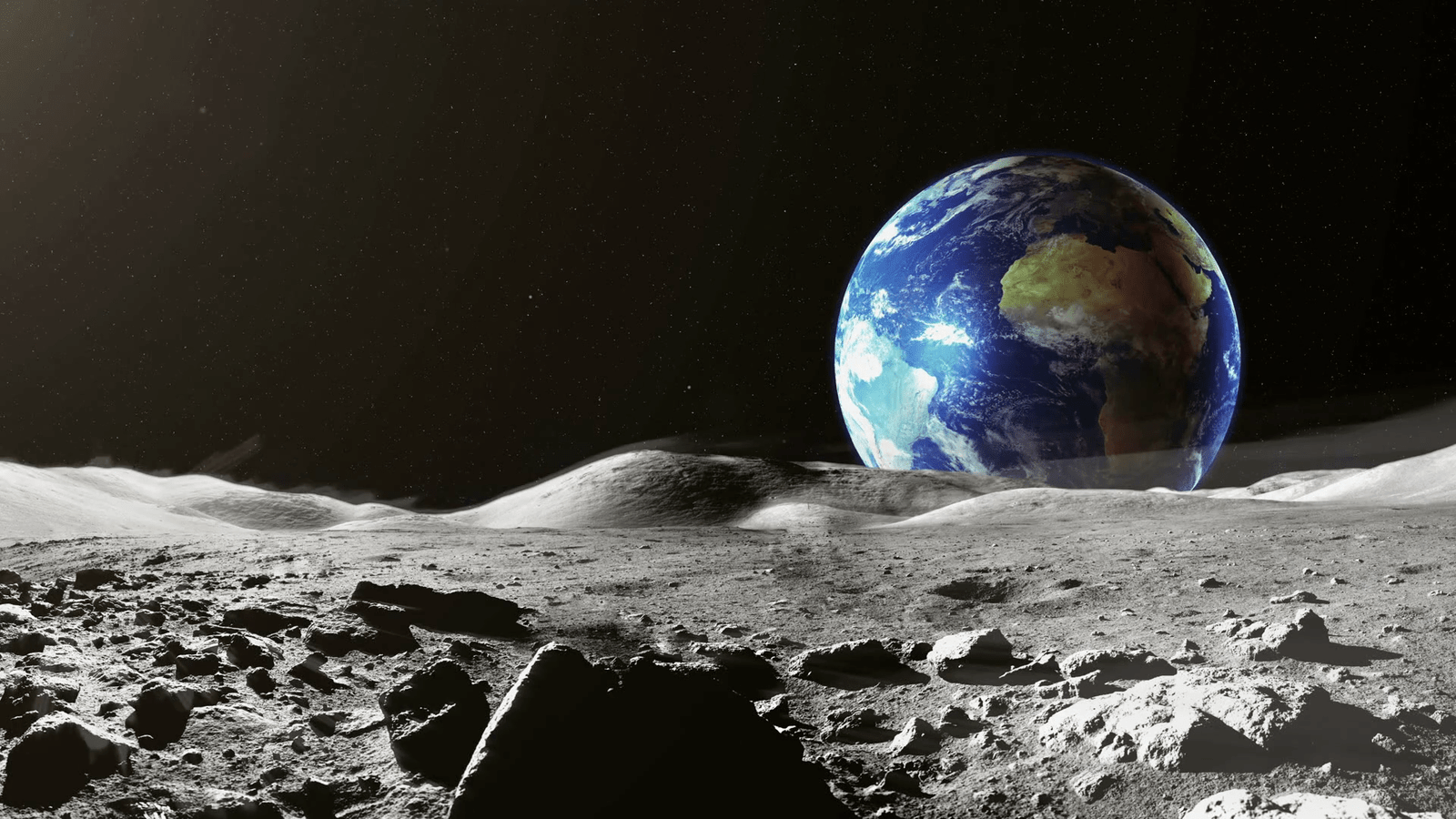 земля с луны