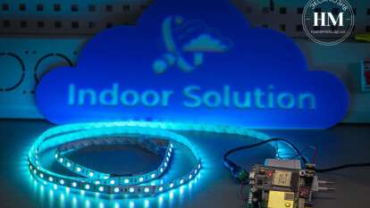 светильник измеряет чистоту