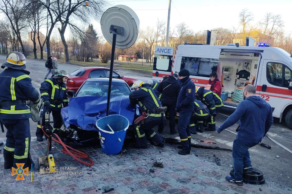 ДТП на Аношкина в Каменском