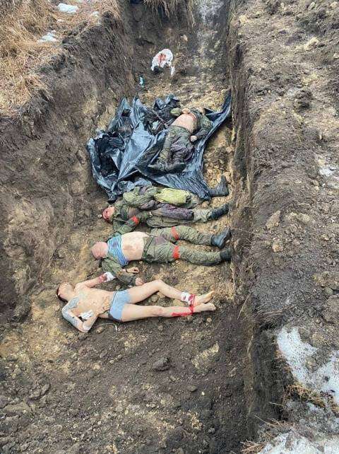 тела погибших солдат РФ
