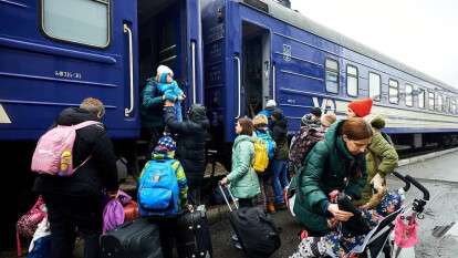 эвакуация поездом из Днепра