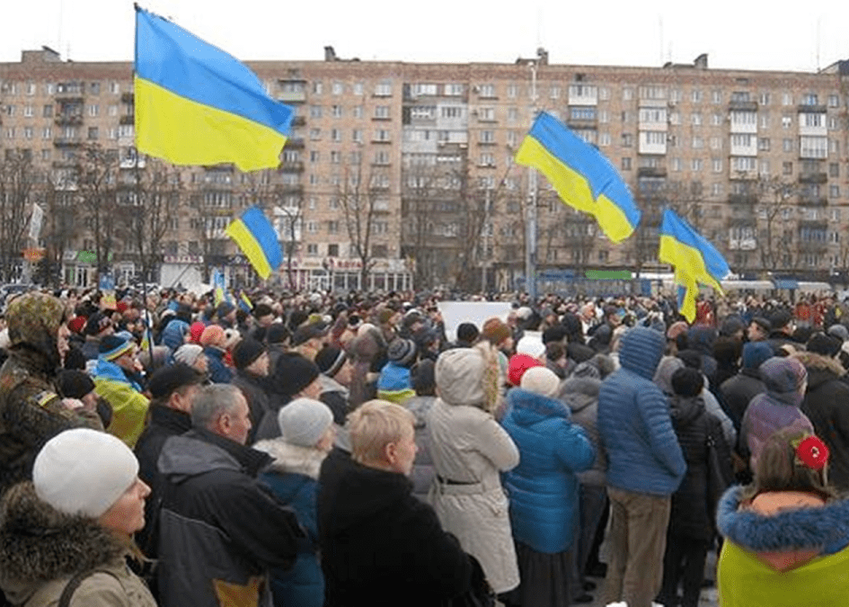 Митинг в Мариуполе