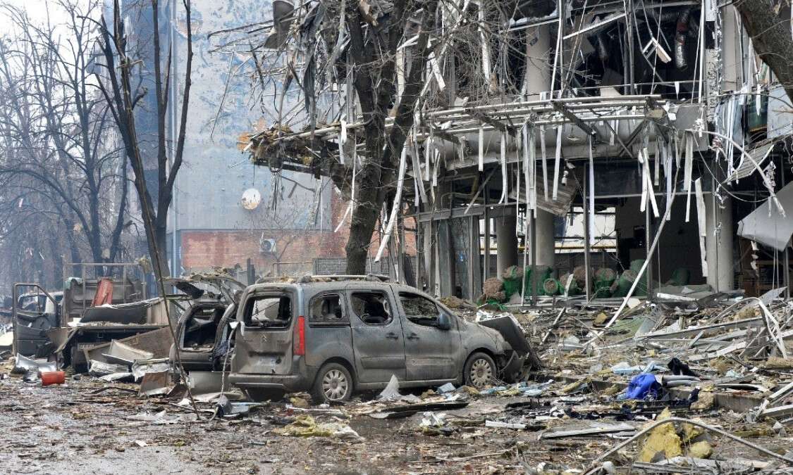 Украинские города бомбят