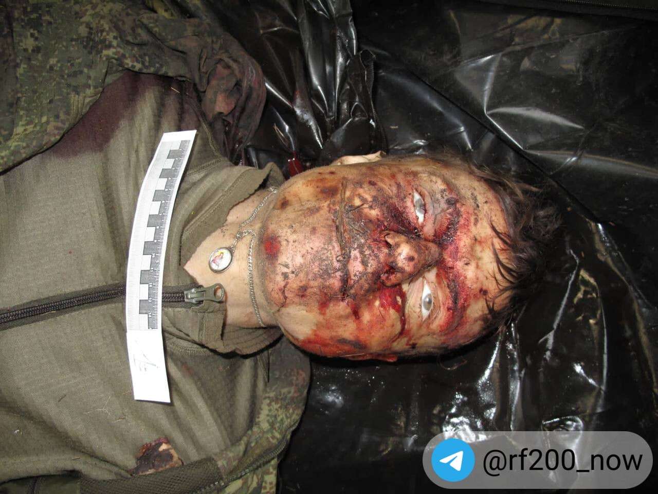 Погибший солдат российской армии