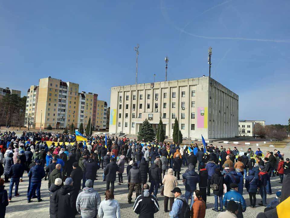 митинг в славутиче 26.03