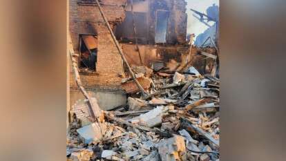 Разбомбили школу