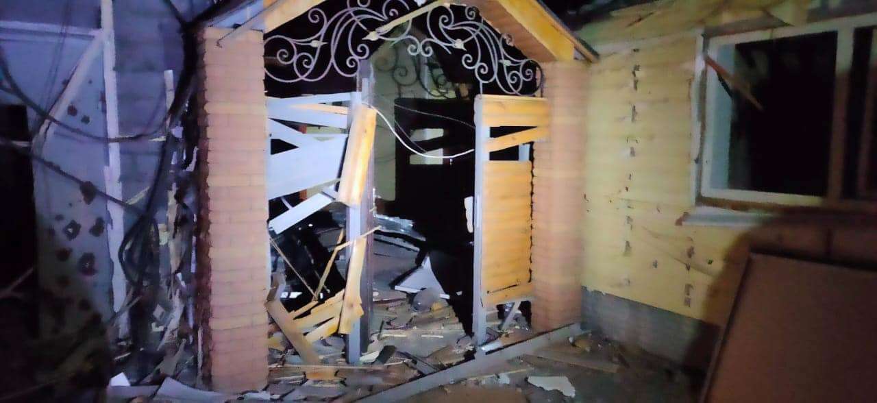Разрушен дом в Костромке