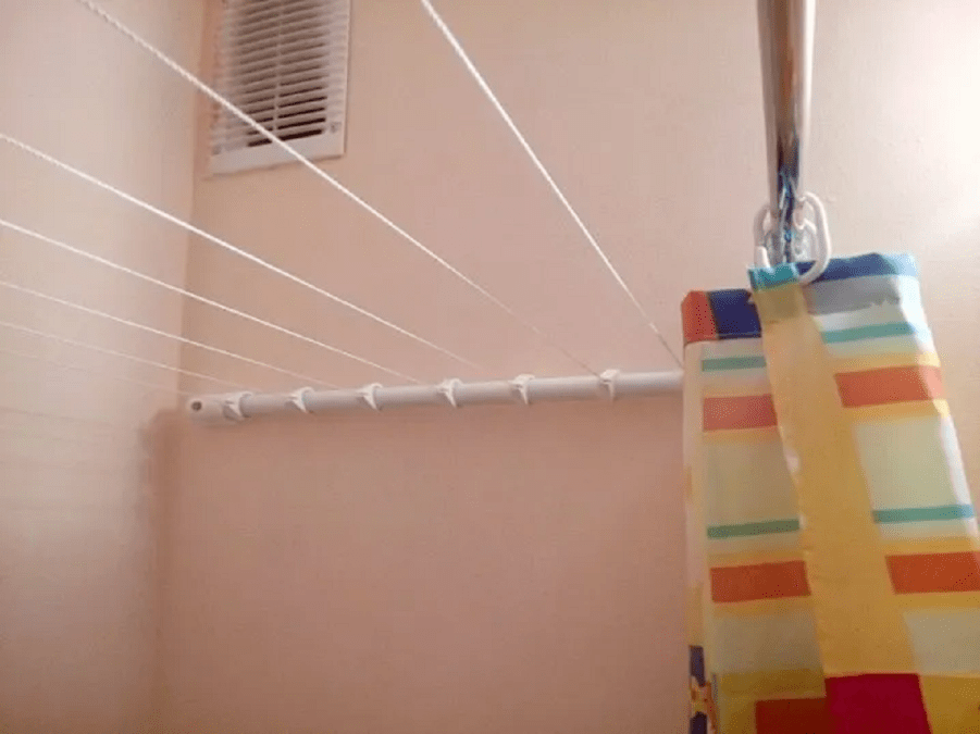 Веревка в ванной