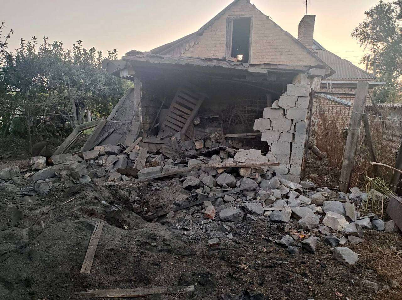 разрушен дом