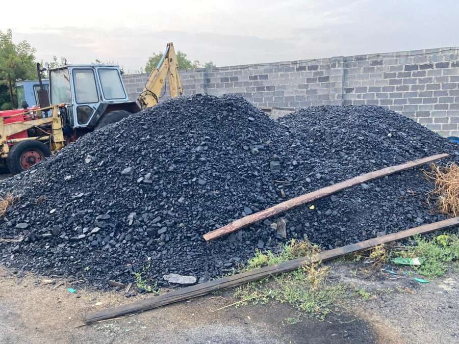 Украденный уголь в Днепропетровской области