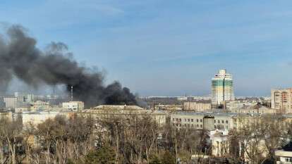Пожар центр Днепр