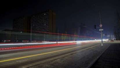 темно на дороге