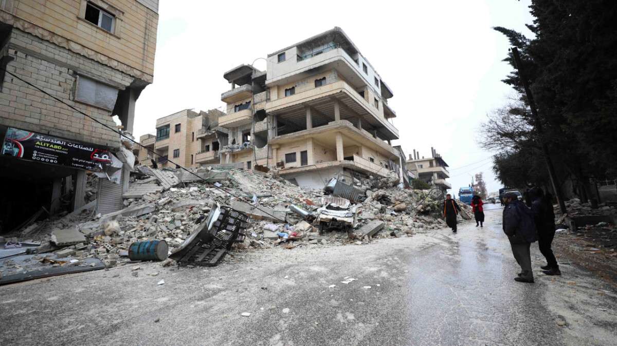 Турция землетрясение