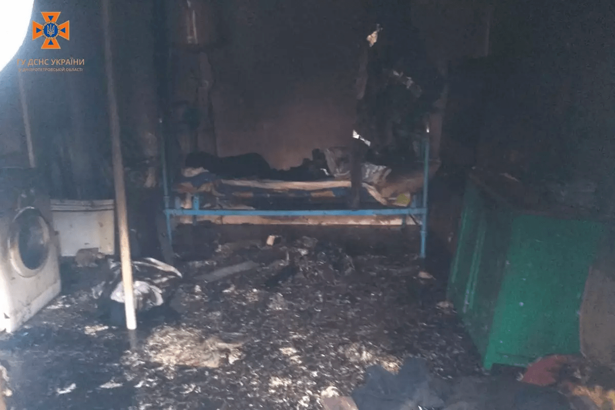 сгорел дом