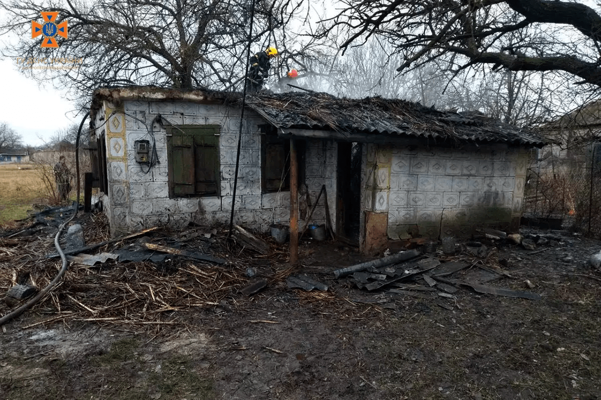 сгорел дом
