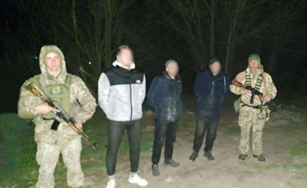 Затримання чоловіків на кордоні з Молдовою