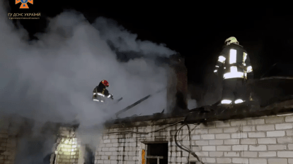 Пожар в Павлограде