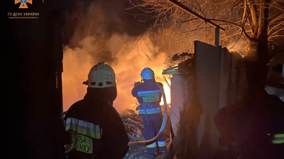 Пожар в садовом обществе