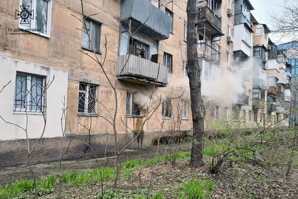 Горела квартира в Днепре