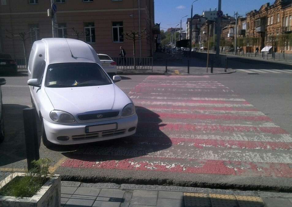 неправильная парковка