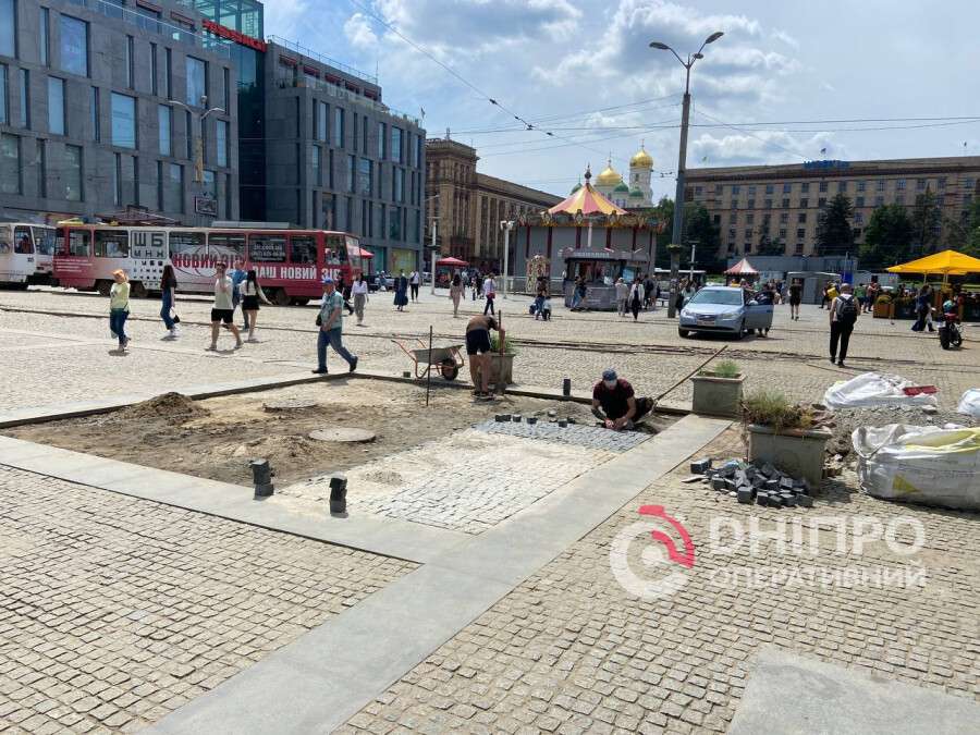 реконструкция на Европейской площади