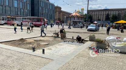 реконструкция на Европейской площади