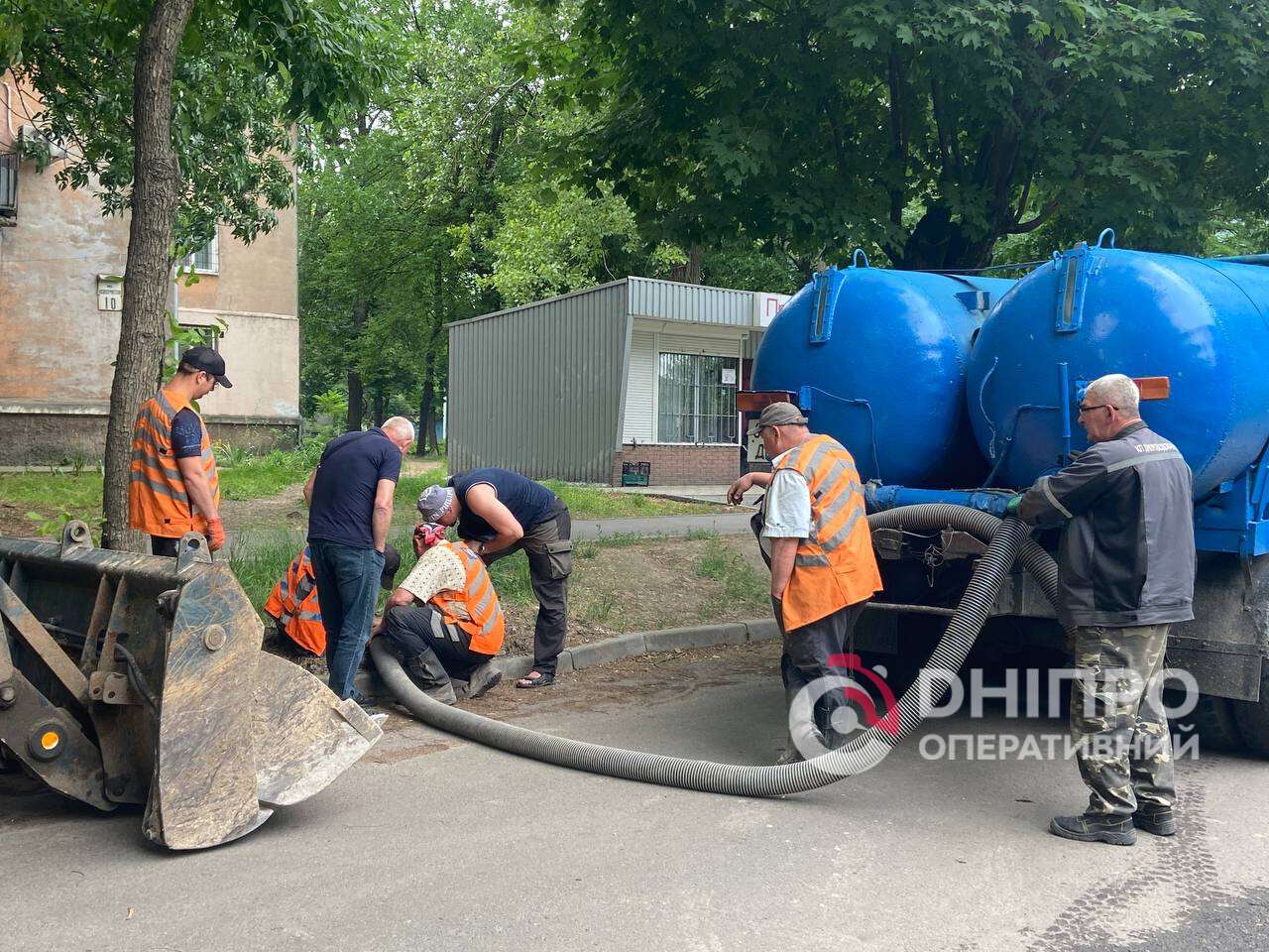 авария на сети водоснабжения