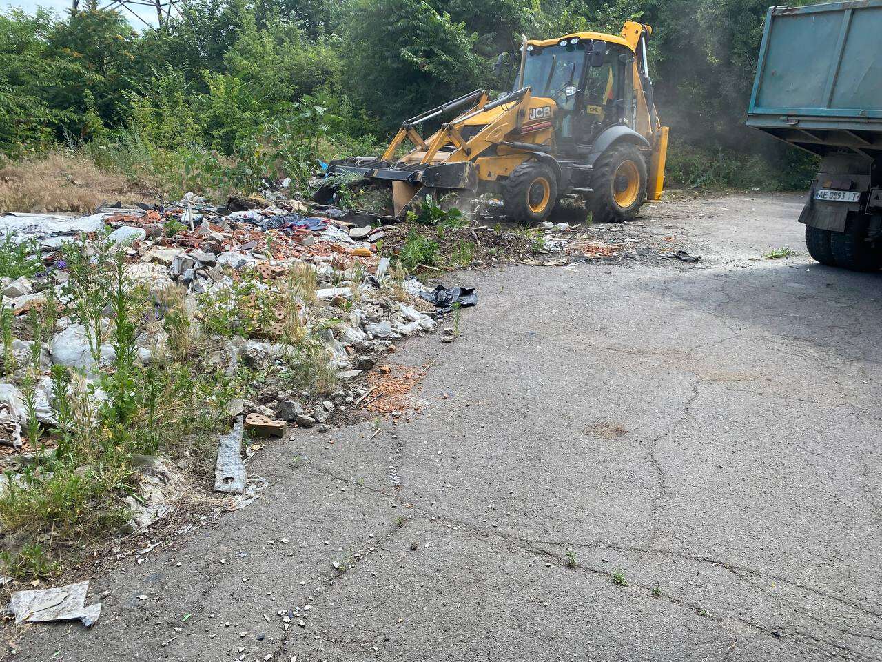 ліквідація сміттєзвалища